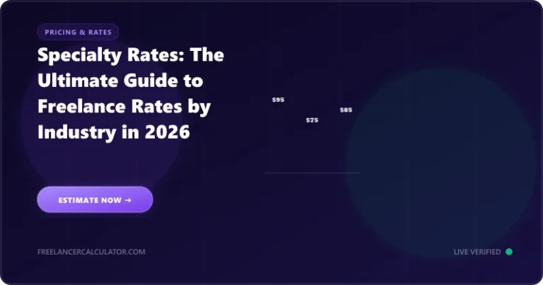 Specialty Rates: The Ultimate Guide to Freelance Rates by Industry in 2026