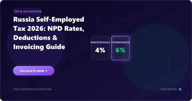 Russia Self-Employed Tax 2026: NPD Rates, Deductions & Invoicing Guide
