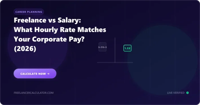 Freelance vs Salary: What Hourly Rate Matches Your Corporate Pay? (2026)
