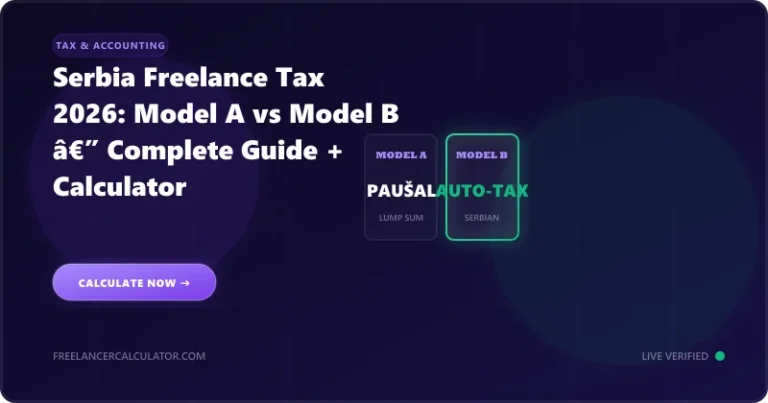 Serbia Freelance Tax 2026: Model A vs Model B — Complete Guide + Calculator
