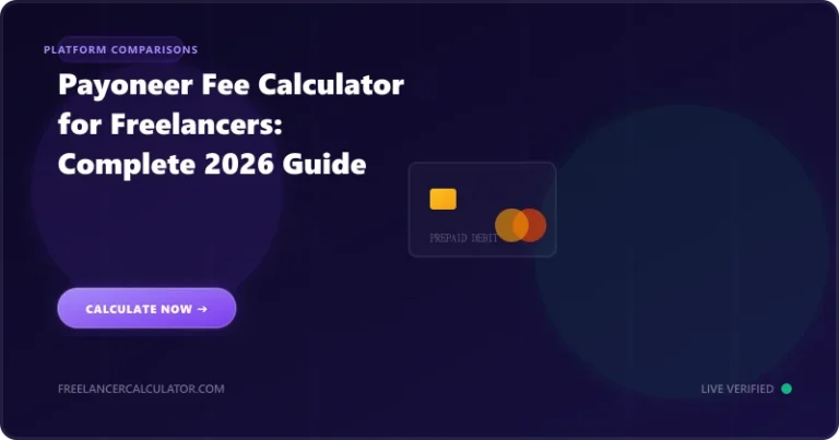 Payoneer Fee Calculator for Freelancers: Complete 2026 Guide