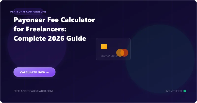 Payoneer Fee Calculator for Freelancers: Complete 2026 Guide