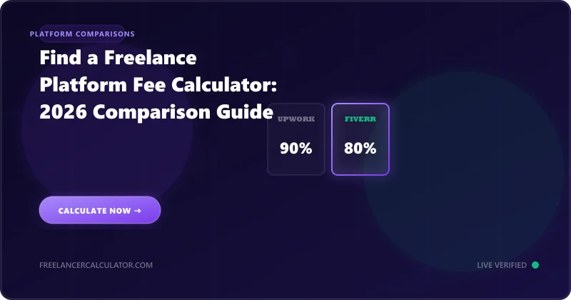 Freelance Platform Fee Calculator: Upwork vs. Fiverr vs. Contra vs. Toptal