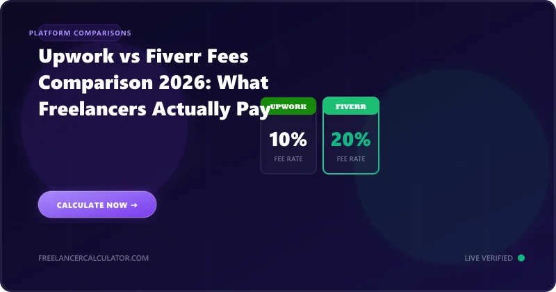 Upwork vs Fiverr Fees Comparison 2026: What Freelancers Actually Pay