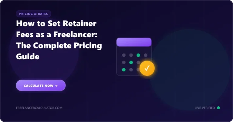 How to Set Retainer Fees as a Freelancer: The Complete Pricing Guide