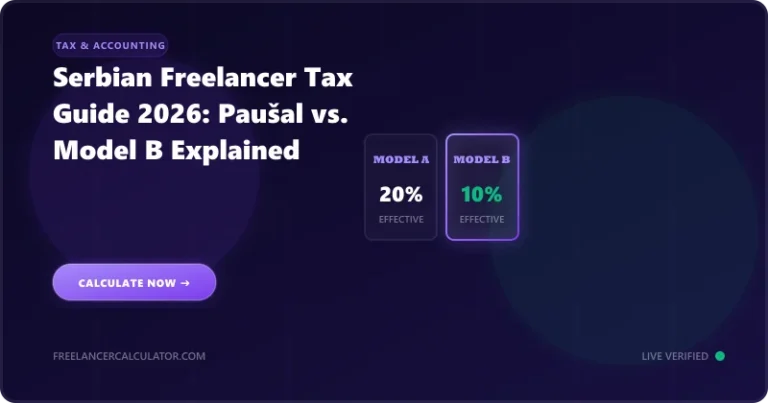 Serbian Freelancer Tax Guide 2026: Paušal vs. Model B Explained