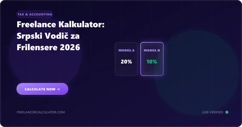 Freelance Kalkulator: Srpski Vodič za Poreze i Finansije Frilensera
