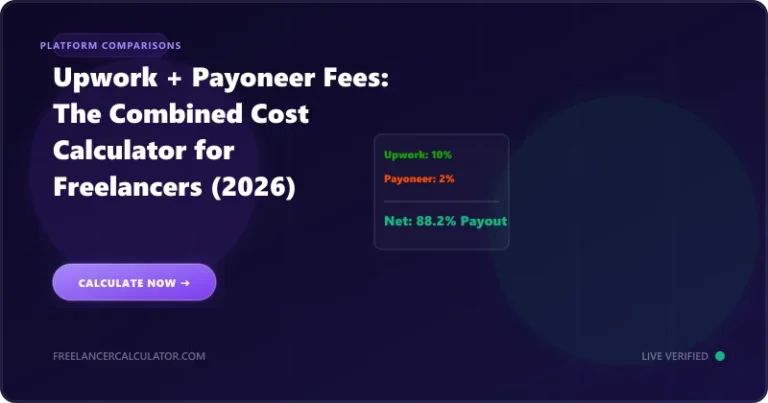 Upwork + Payoneer Fees: The Combined Cost Calculator for Freelancers (2026)
