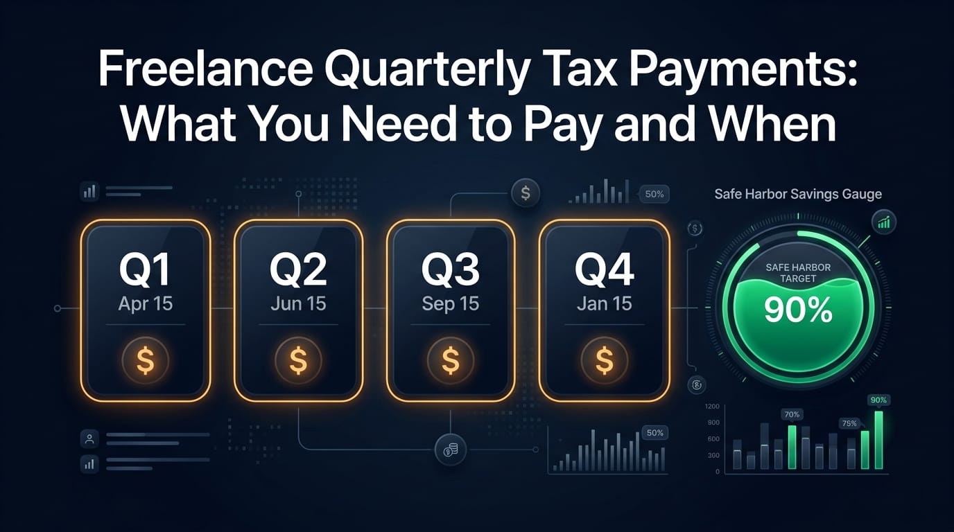 Freelance Quarterly Tax Payments: What You Owe, When to Pay, and How to Save