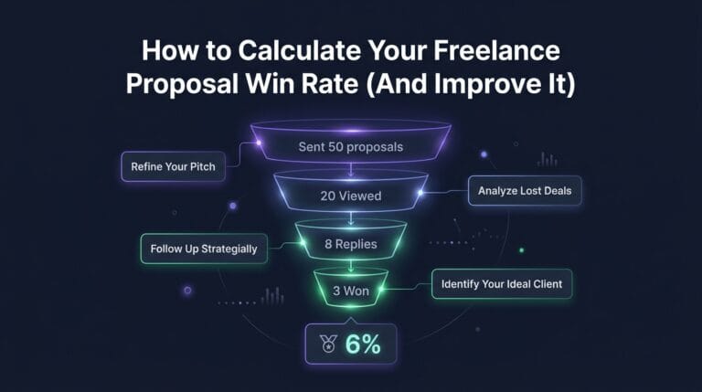 How to Calculate Your Freelance Proposal Win Rate (And Systematically Improve It)