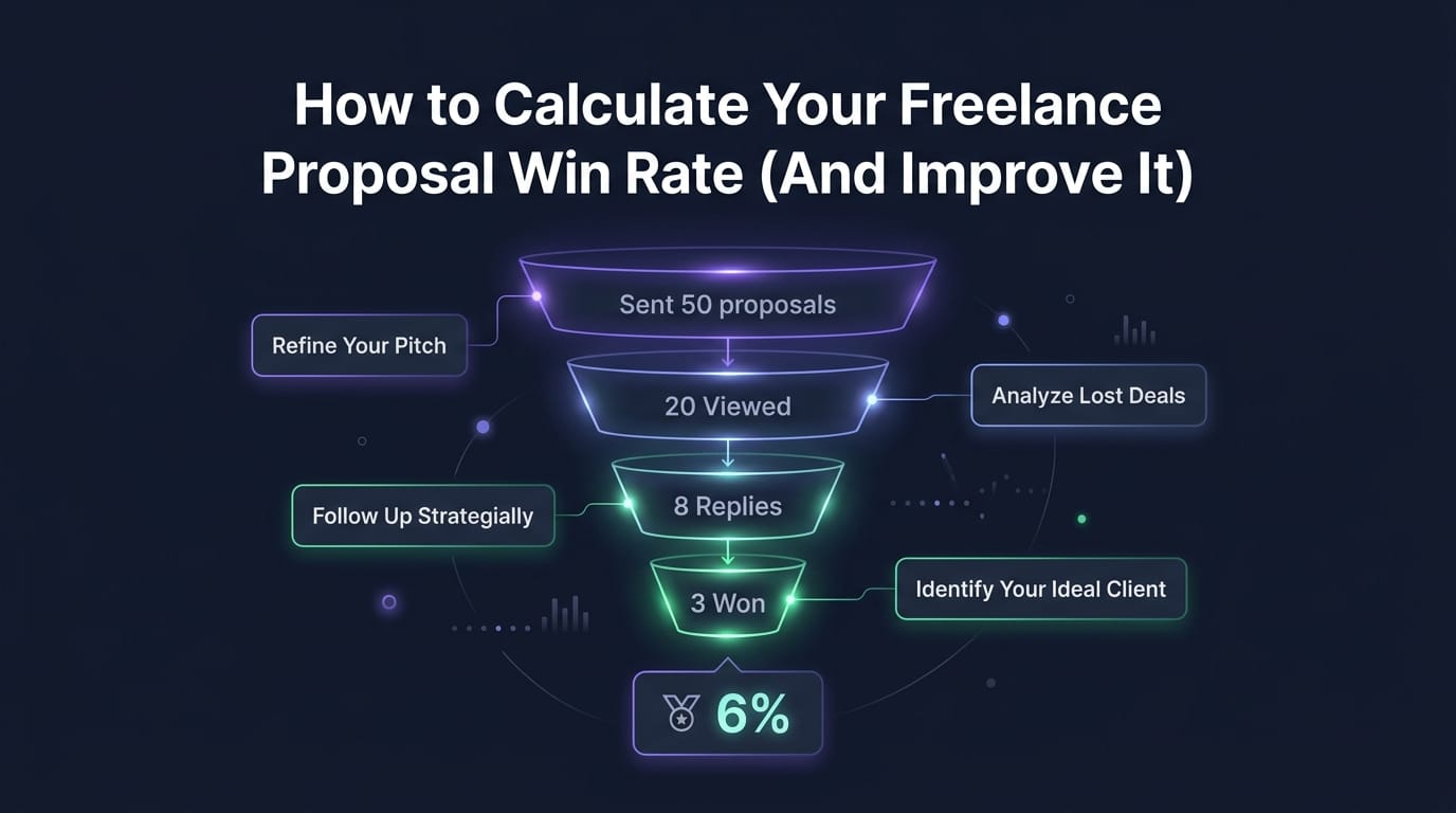 How to Calculate Your Freelance Proposal Win Rate (And Systematically Improve It)