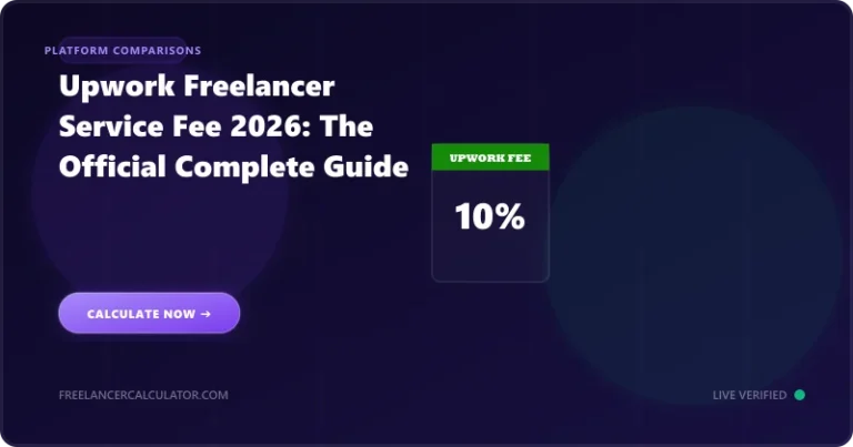 Upwork Freelancer Service Fee 2026: The Official Complete Guide