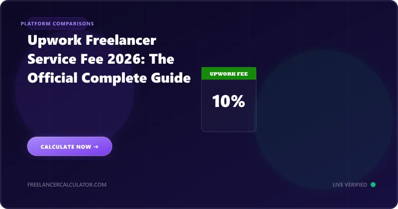 Upwork Freelancer Service Fee 2026: The Official Complete Guide